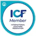 ICF Member logo of International Coaching Federation.